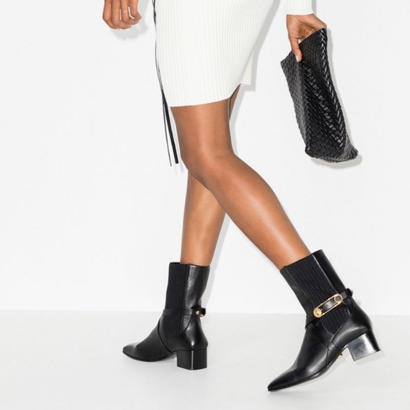 Versace Ankle boot, safety pin size 39.5/ size 9 - Picture 10 of 10